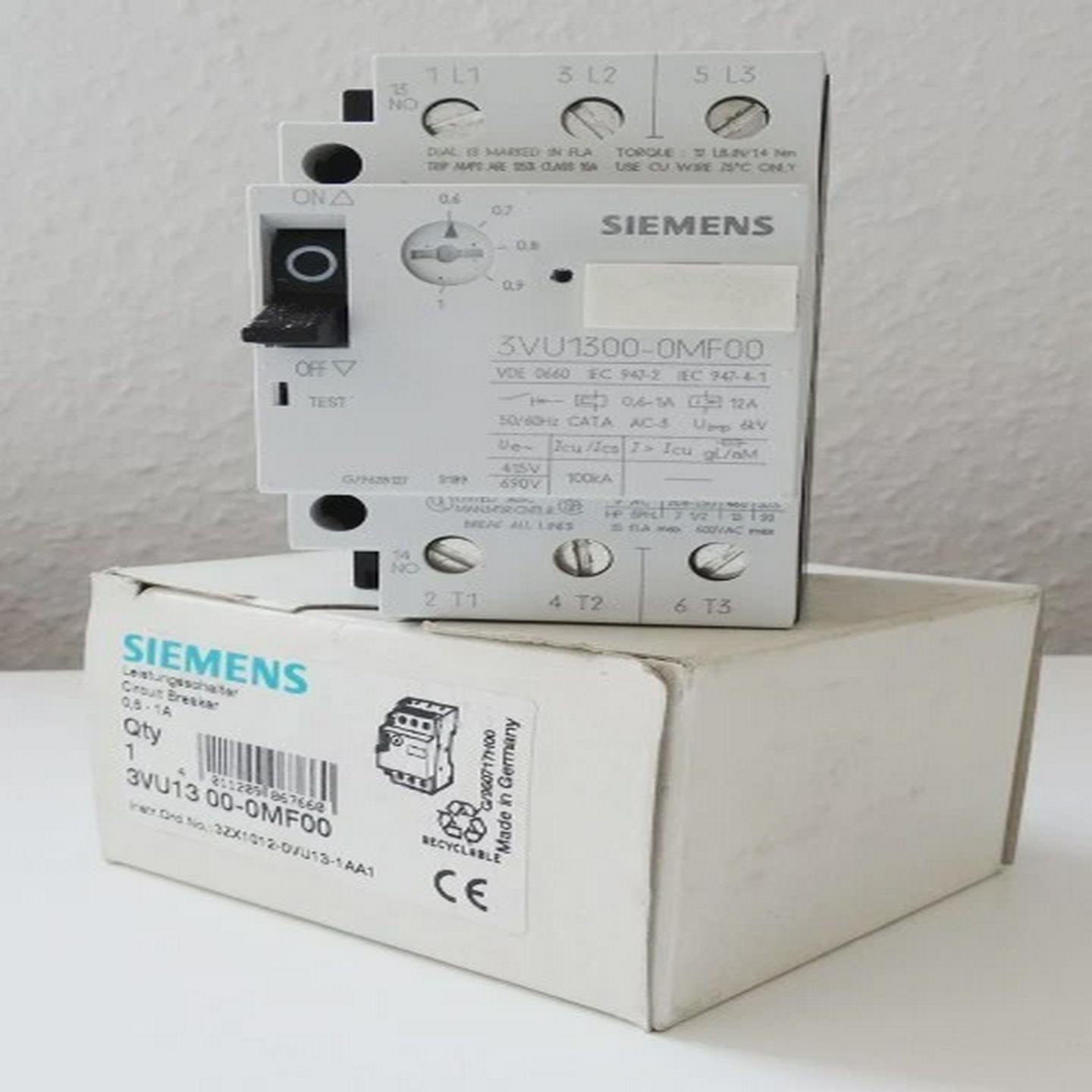Siemens3VU1300-0FM003VU1300-0FM00Leistungsschalter-u