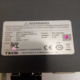 15A1EL 原装 拆机 柜 议价东元 95新装 驱动器JSDL2