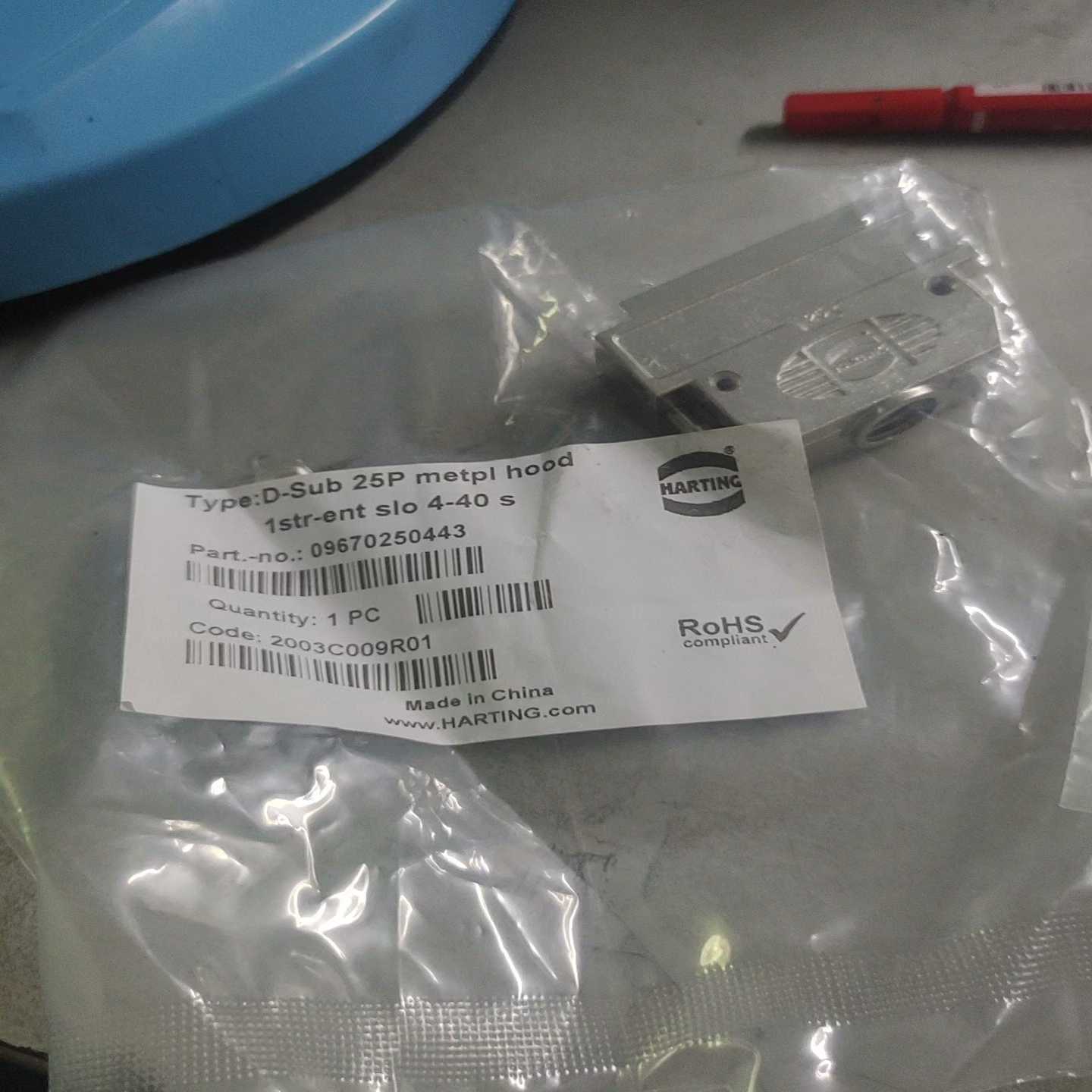 HARTING50P连接器外壳D口母头D-SUB50询价