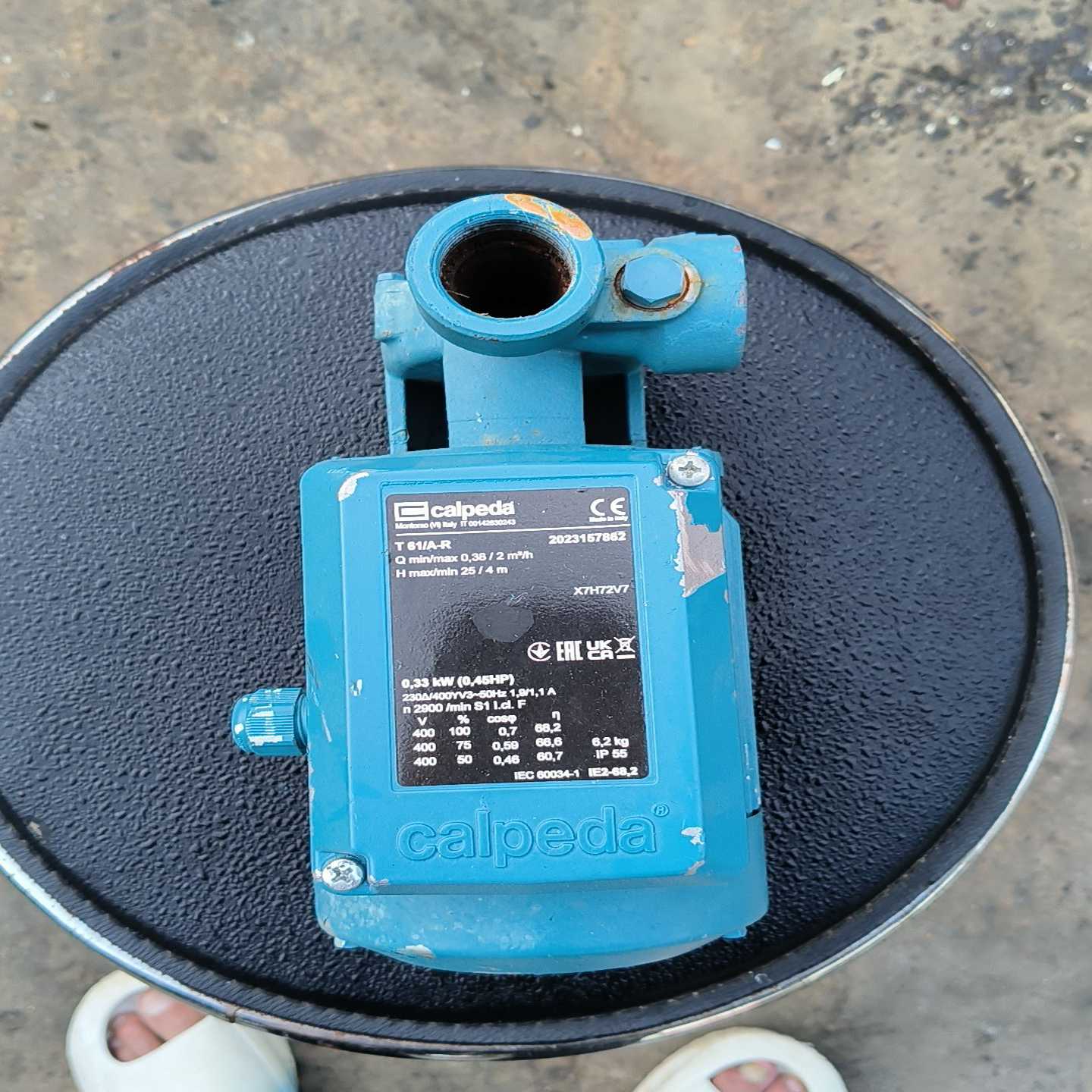 意大利calpeda科沛达水泵原装进口T61/A-R有些掉漆--议价商品