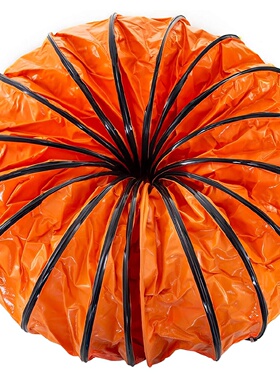 12寸PVC风管隧道排风厨房通风排烟抽风SMDY排气管伸缩软管风机管