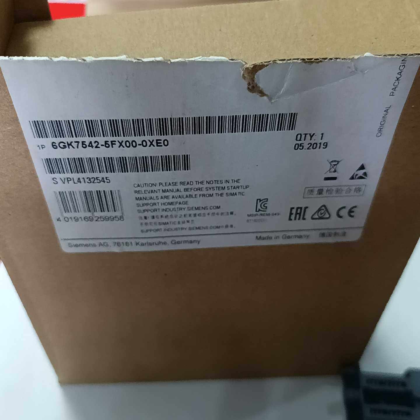 6GK7542-5FX00-0E0仅开封询价