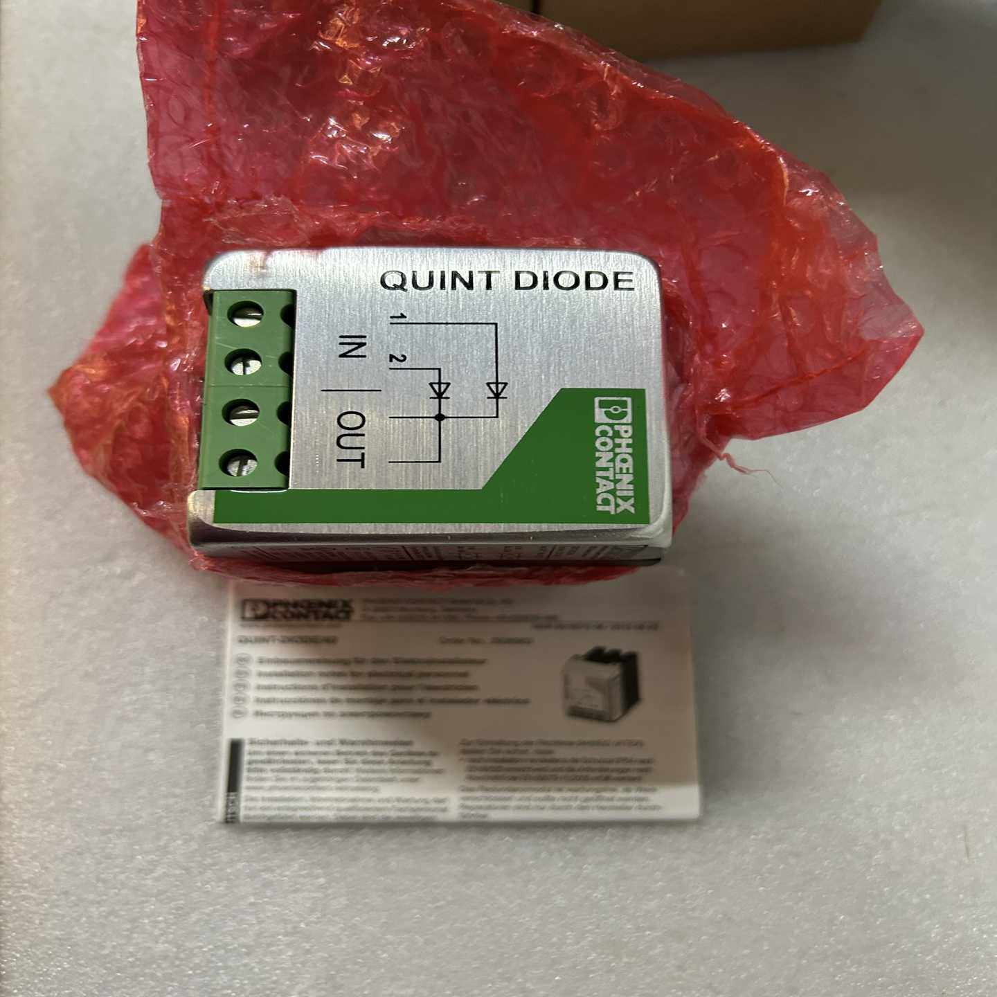 菲尼克斯冗余模块2938963，只有一个已拆封。来自德国原装--议价