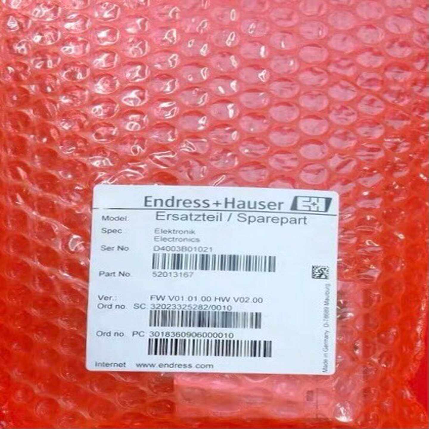 EH52013167恩德斯豪斯电子插件模块Endre（零零电子）