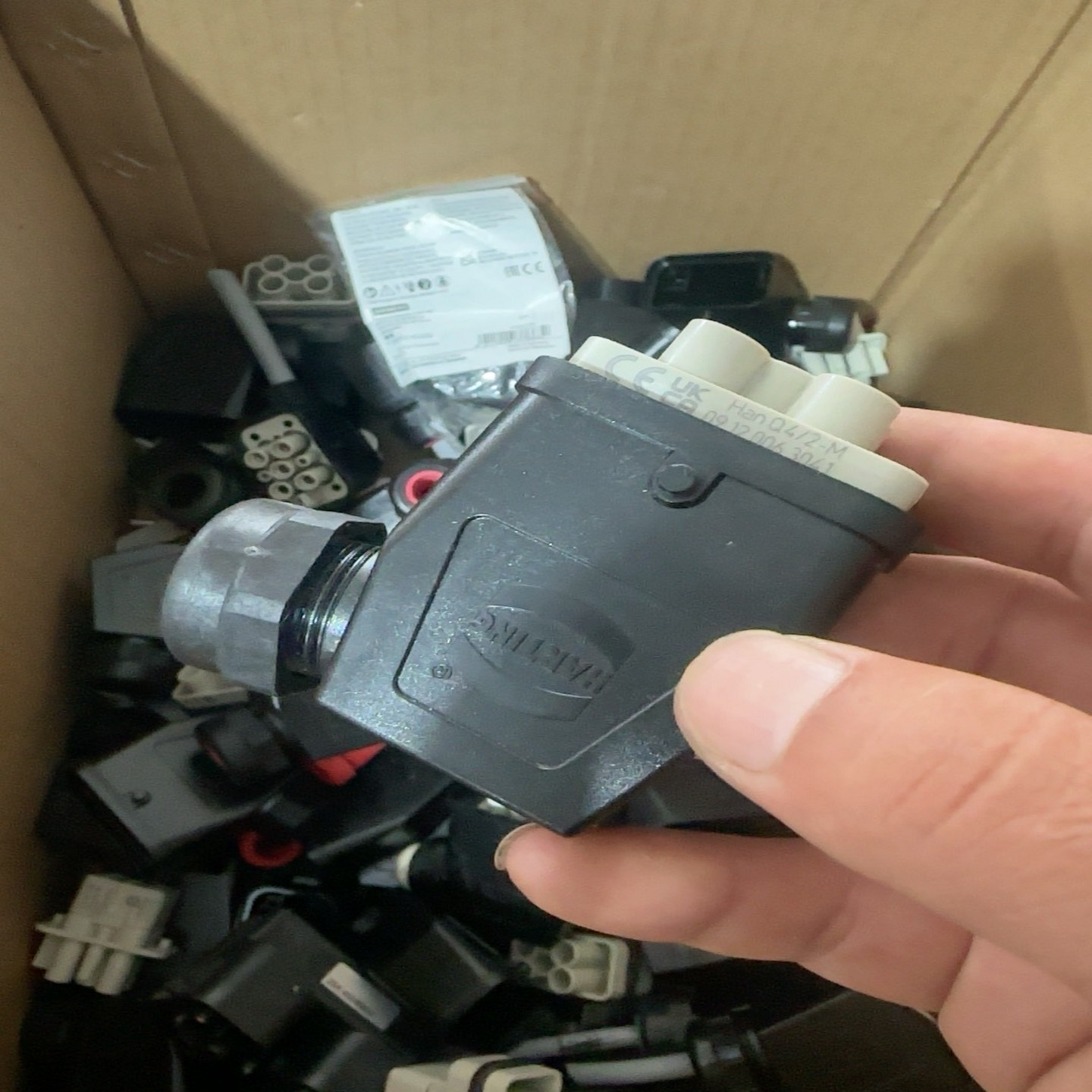 【议价】哈丁连接器插头有一些一些机器拆下的适用