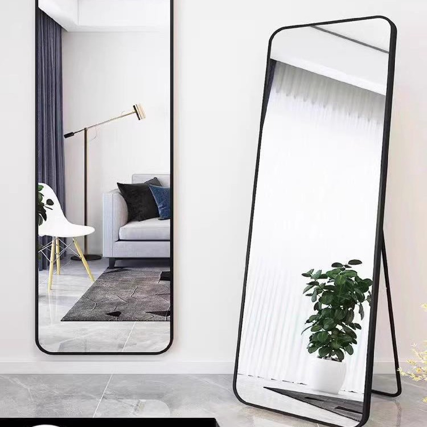 全身镜穿衣落地镜子家用壁挂贴墙网红女生卧室化妆挂墙立体试衣镜