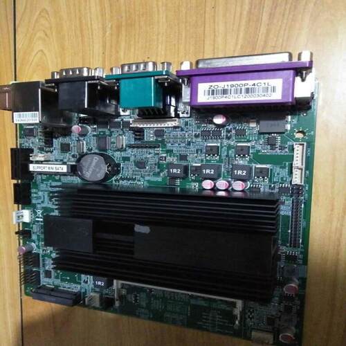 易捷通J1900主板ZO-J1900P-4C1L主板4个COM主板 DC 12V输出