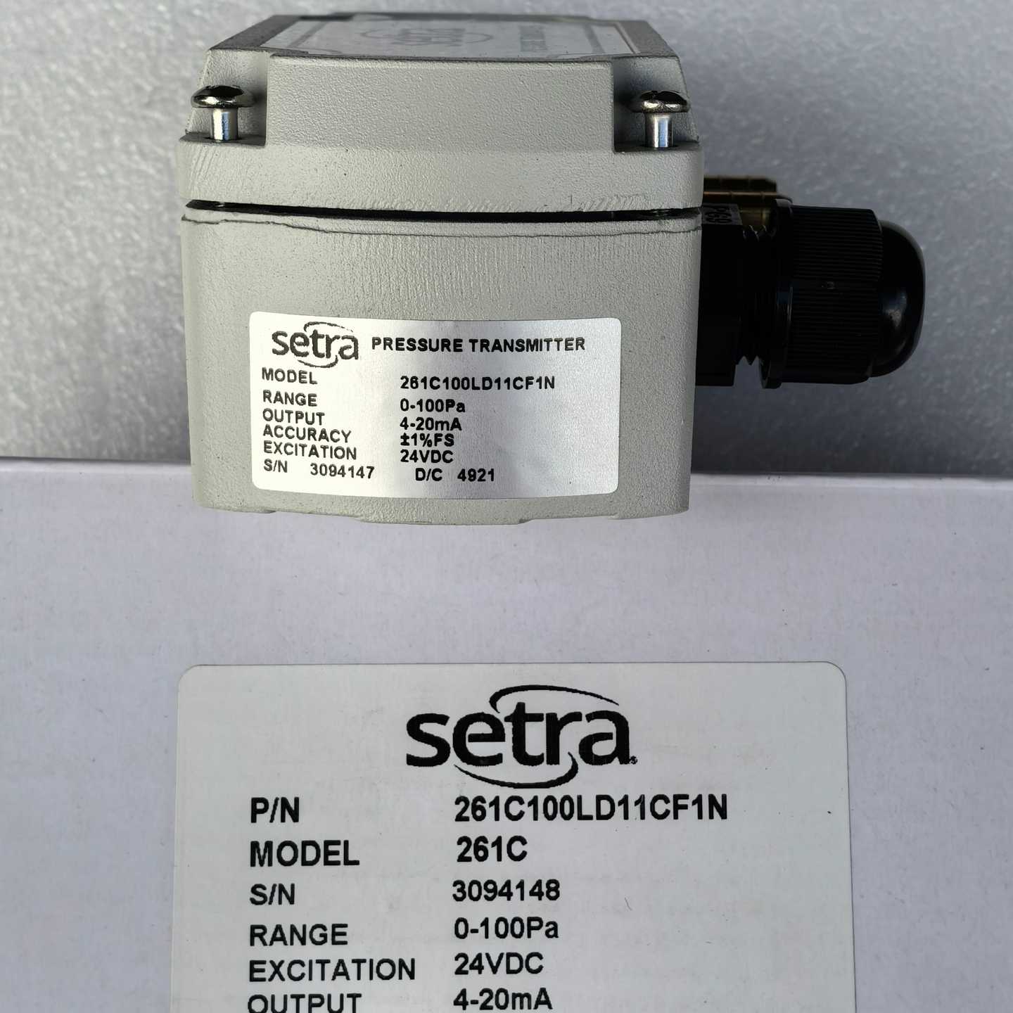 Setra261C100LD11CF1N西特261C压力--议价商品