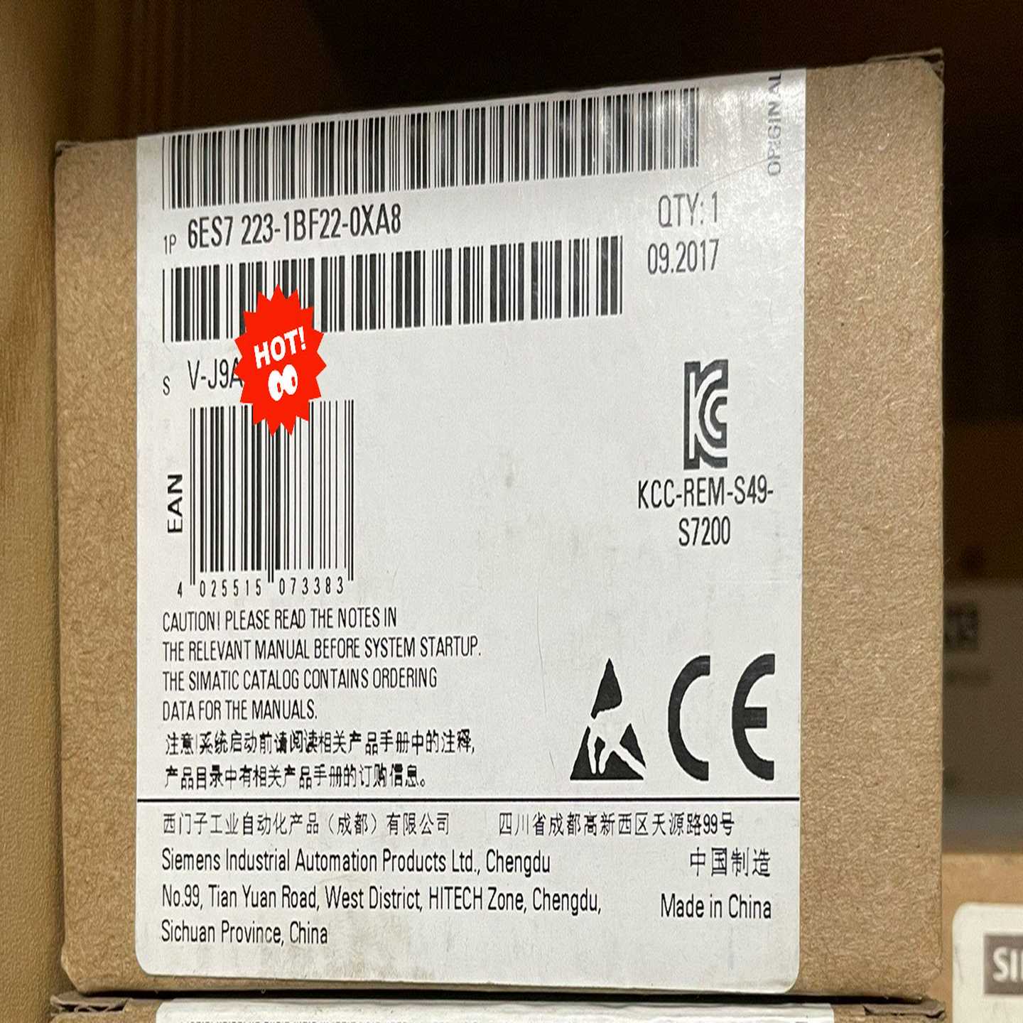 【议价】未拆封6ES7223-1BF22-0XA8/0产品质保一适用