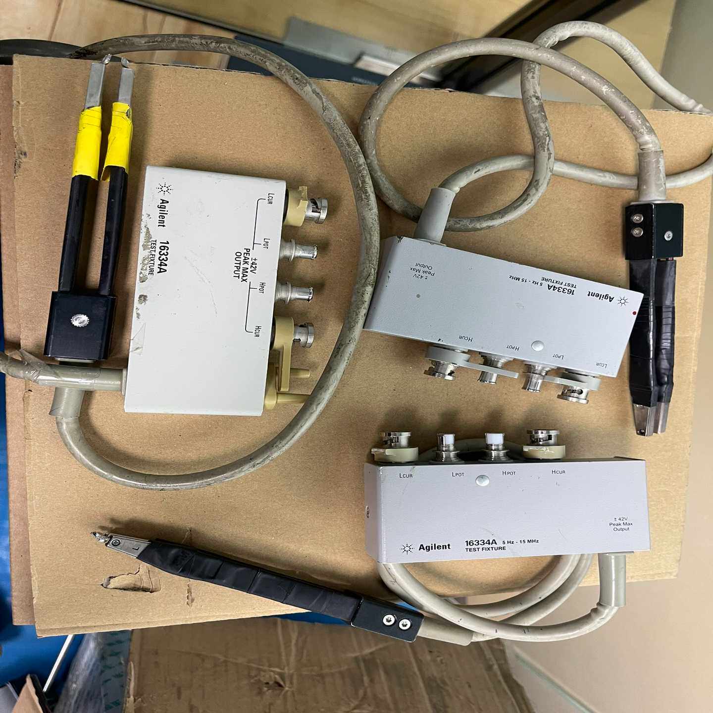 安捷伦agilent 16334A 电桥测试夹具正常，议价