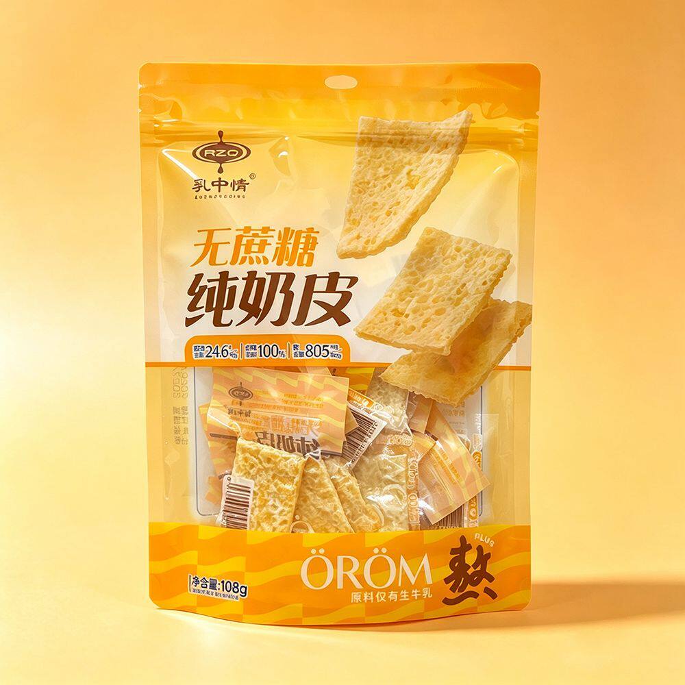 纯奶皮独立包装内蒙古特产乳中情干奶皮即食手工制作奶制品