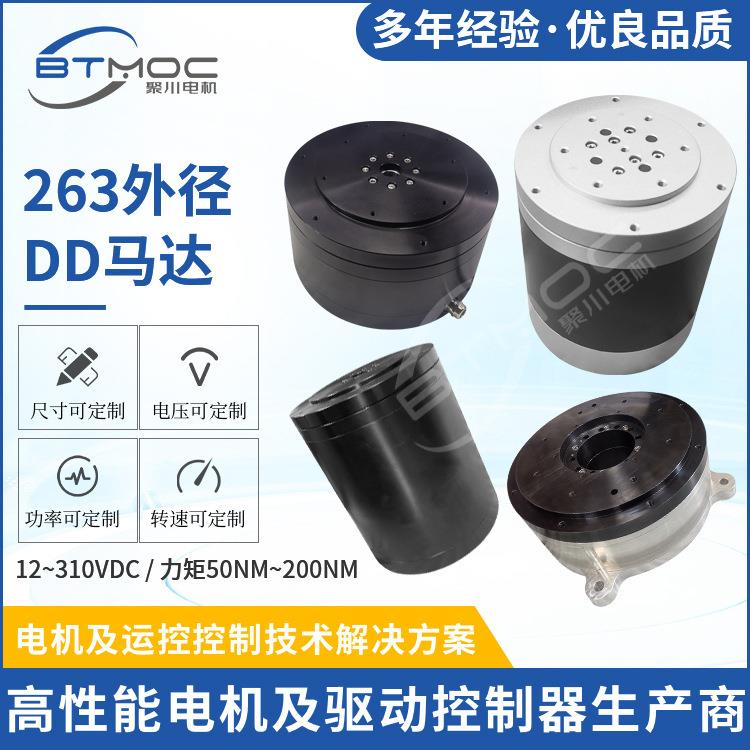 263DD马达 DD马达定 制 DD马达厂家 低压DD马达 直流DD马达