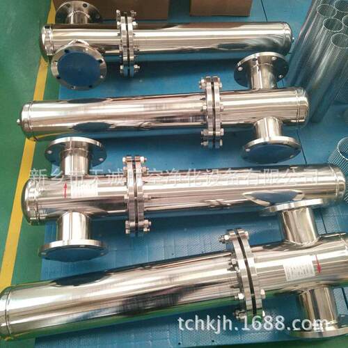 供应DN80不锈钢精密压缩空气过滤器流量32m3/min过滤精度0.1μm