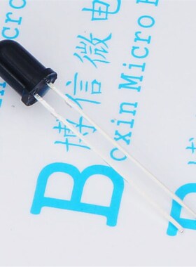 单个 黑色 F5 直径5MM 940nm 红外接收管 黑色光敏二极管 LED