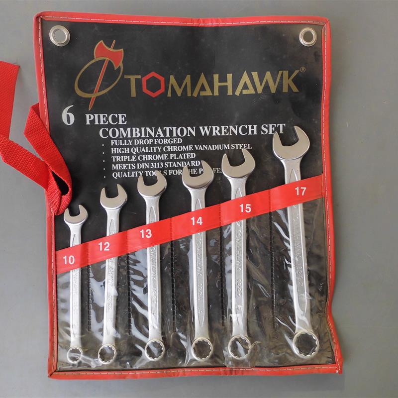 包邮TOMAHAWK德国金斧两用扳手套装梅花扳手呆梅扳手铬钒钢扳手