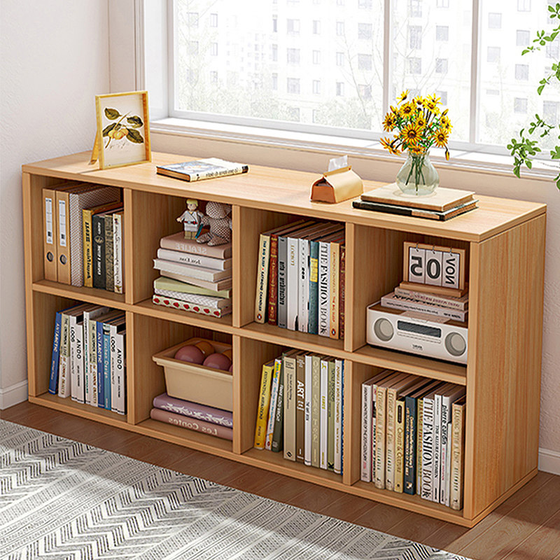 书架置物架落地书柜家用收纳柜多层自由组合收纳柜八格柜矮格子柜,童鞋/婴儿鞋/亲子鞋,量脚器,淘宝优惠券,粉丝福利购,淘宝优惠卷