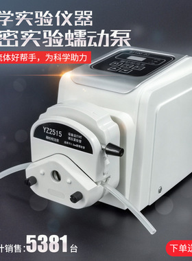 新款蠕动泵转速显示BT100/300/600-2J大流量精密实验室蠕动泵