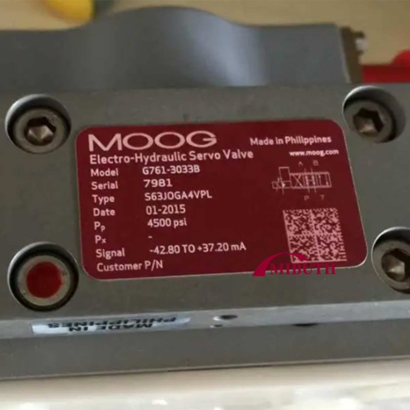 MOOG穆格伺服阀G761-3002B D792-5034（地坛设备）