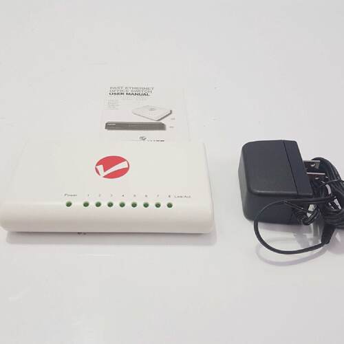 INTELLINET 502054 8PORT FAST ETHERNET OFFICE SWITCH REV.1