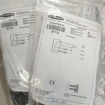 全新正品邦纳传感器S182VPFF2002M-议价