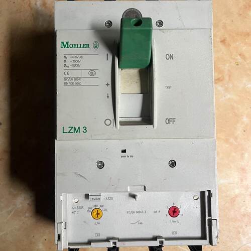 二手拆机MOELLER金钟穆勒断路器LZM3型号A320-议价