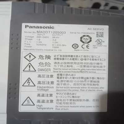 二手拆机松下伺服驱动器伺服马达拆机MBDDT2210003，--议价商品