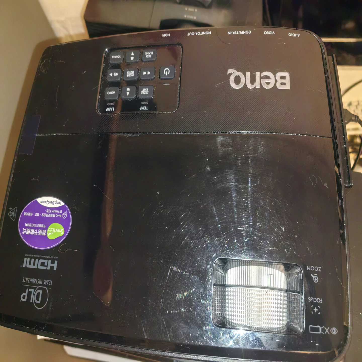 明基投影仪ms521功能完好无遥控器--议价商品