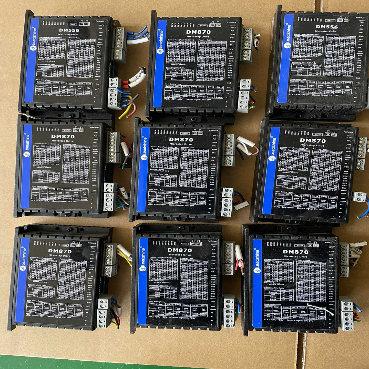 雷赛两相步进驱动器DM870六套询价