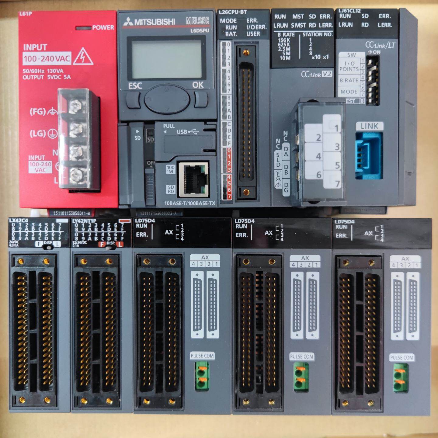 原装拆机 三菱L系列PLC  L61P L26CPU-BT--议价商品