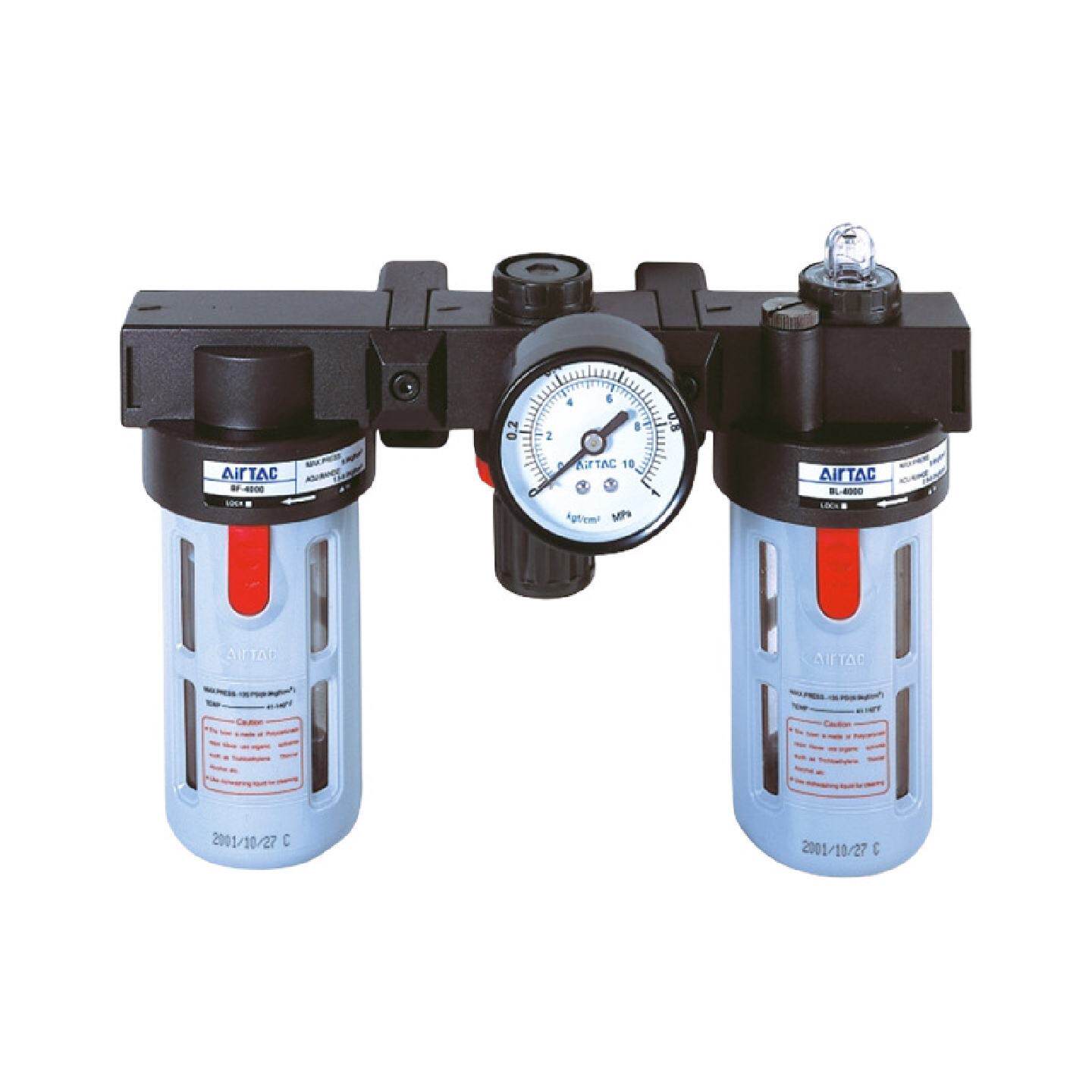 Airtac亚德客调压阀气源处理三联件油水分离器过滤器BC过滤空压机