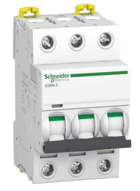 A9F79306施耐德iC60N 3P 6A 10A C微型断路器A9F79310