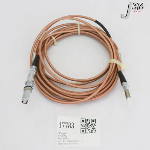 17783 OEM HIGH VOLTAGE VACUUM GAUGE CABLE 423412 PR35 6M 920