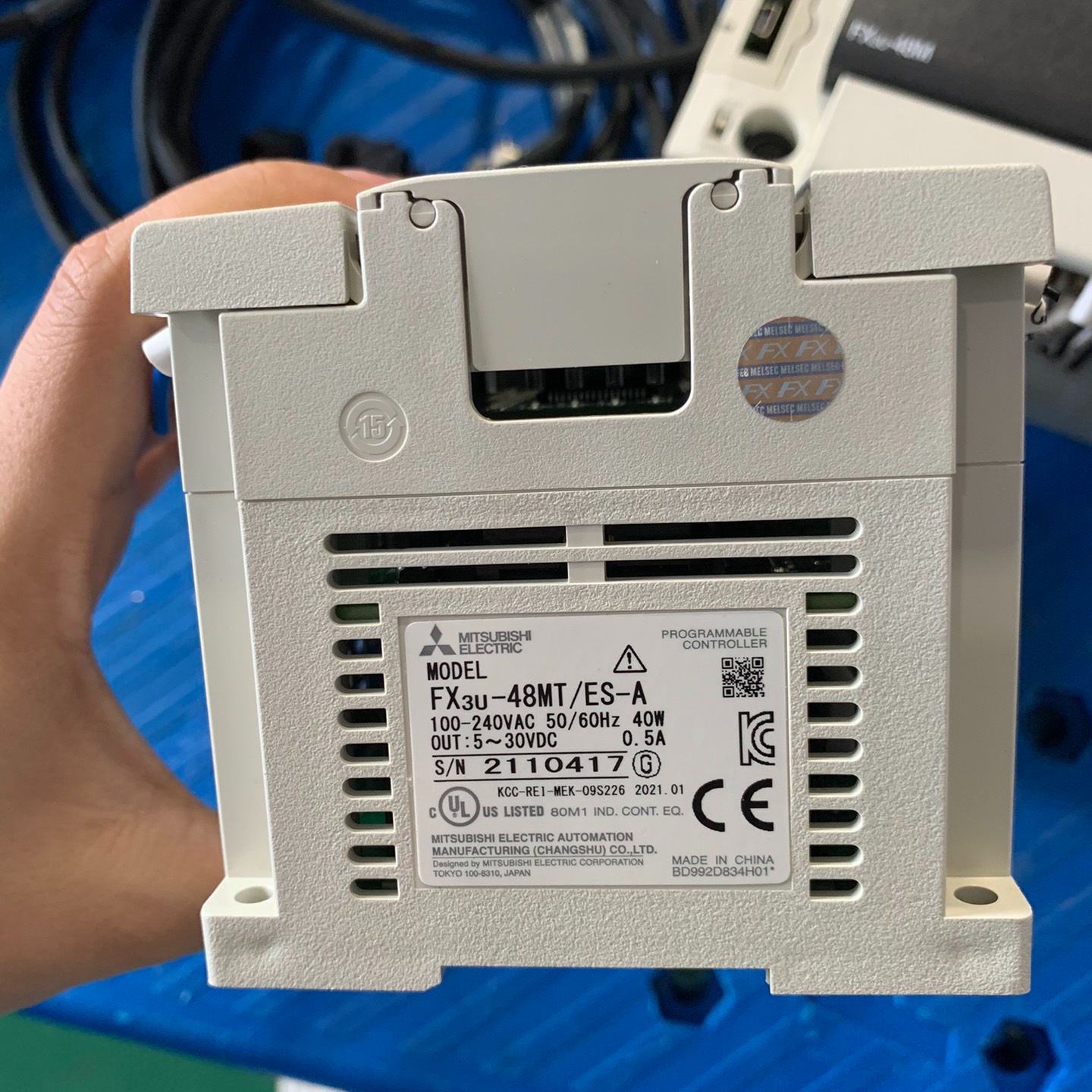 二手三菱PLCFX3U48MTESA--议价商品