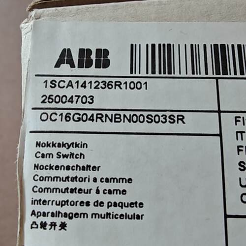 凸轮开关 OC16G04RNBN00S03SR，型号-议价