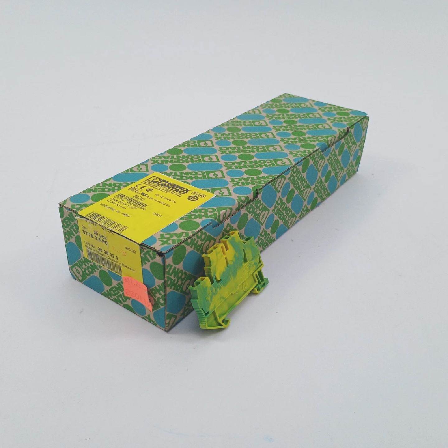 Phoenix contact 3036026 Sttb 2.5pe Terminal Block 50 Scp