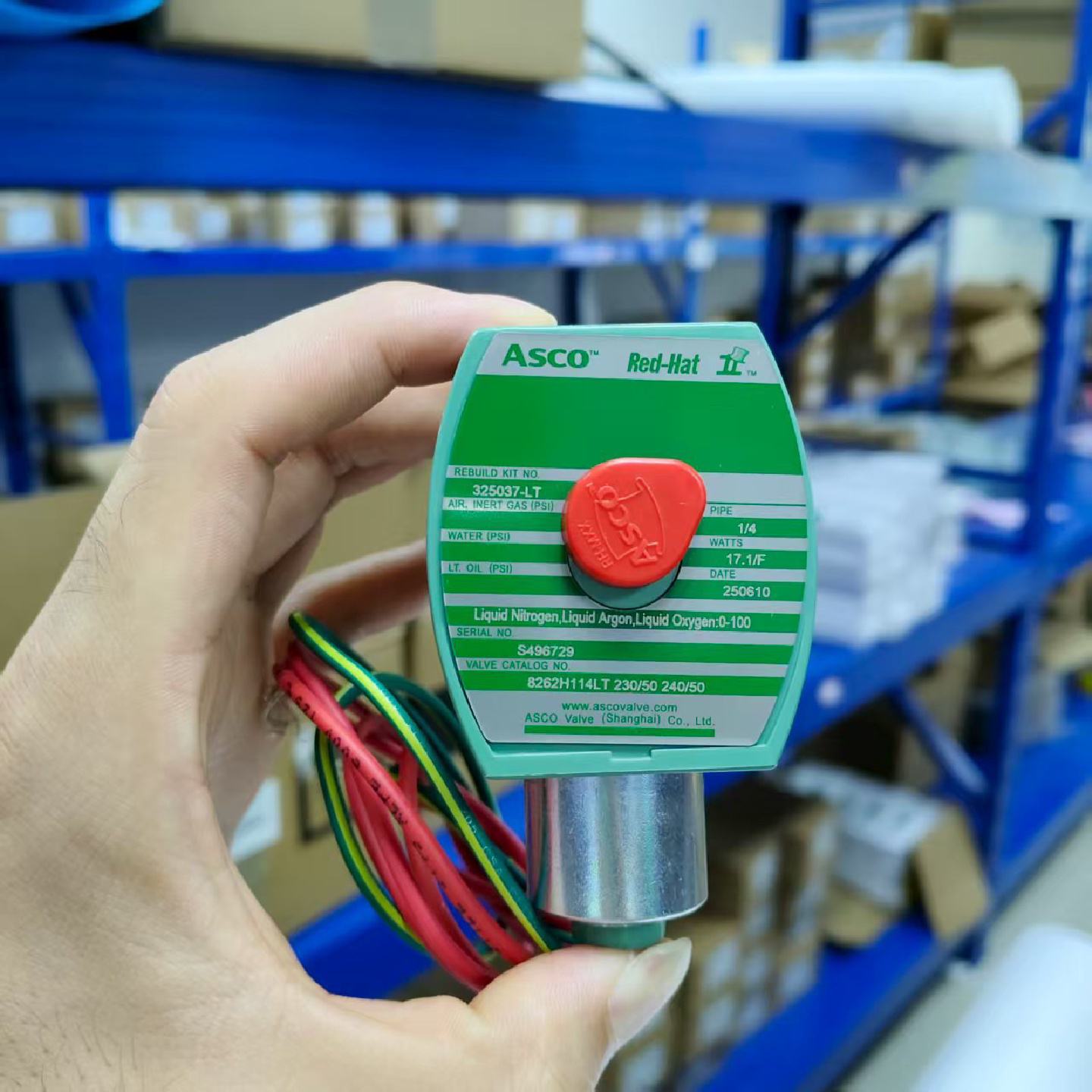 美国ASCO电磁阀8262H114LT8262H086低温液氮专用原装正品全新