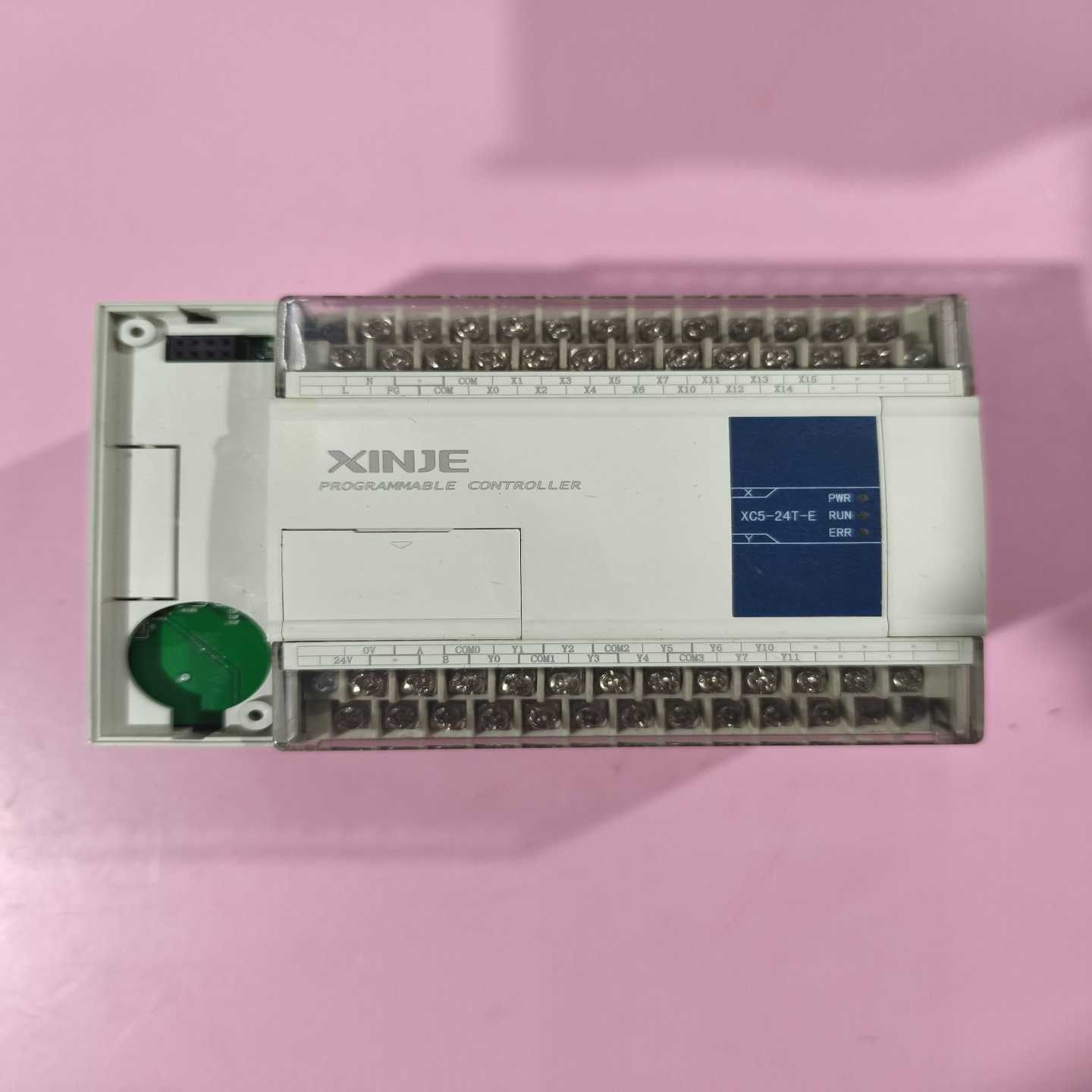 信捷PLCXC5-24T-E，实物拍摄，拆机件，功能正常。--议价商品