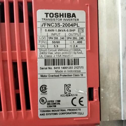 （请询价）VFNC3S2002PL东芝变频器