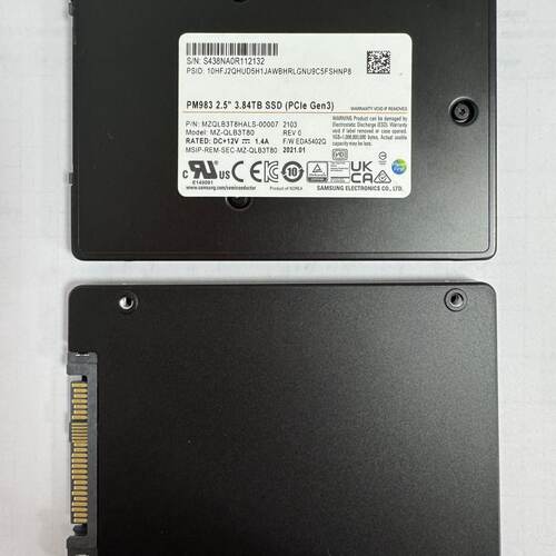 解更新下：三星 PM983 3.84T ：216块议价