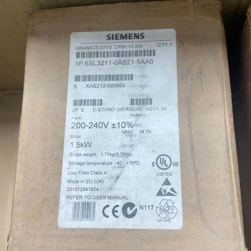 溢价-V20变频器6SL32110AB215AA0