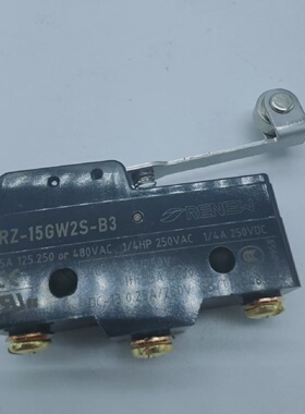 RENEW兰鸟RZ-15GW2-B3长柄带轮微动限位开关杠杆型RZ-15GW2S-B3