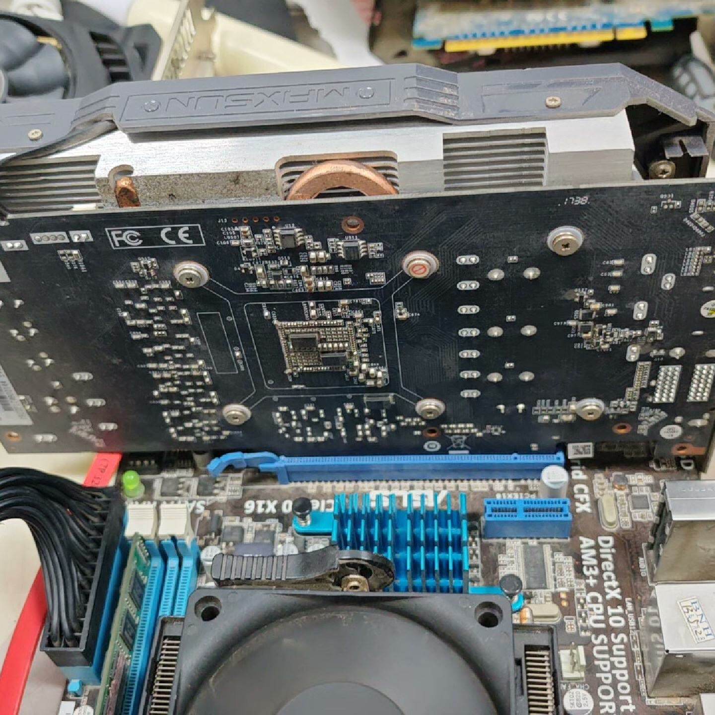 铭瑄GTX1060电竞版3G显卡双风扇散热实物拍摄-议价