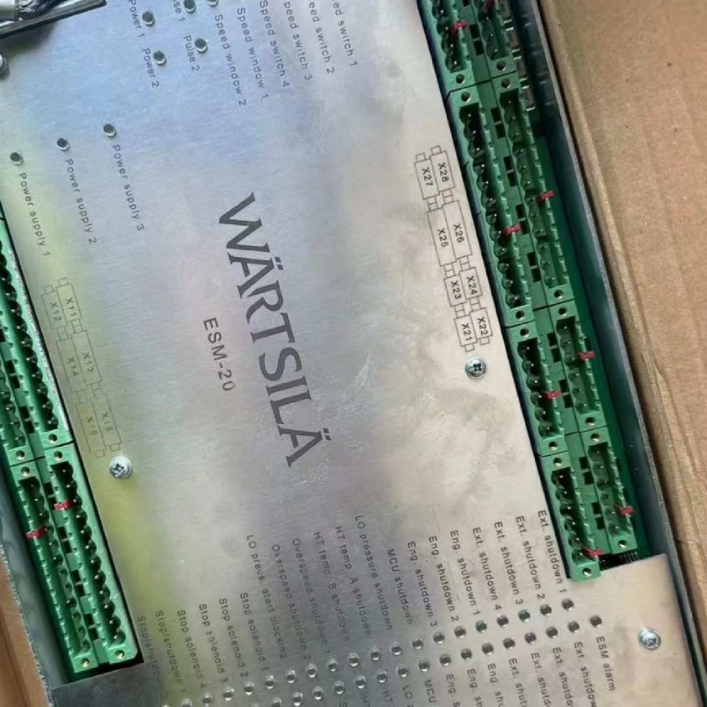瓦锡兰WARTSILA ESM-20主机模块，全新原装带原包--议价商品