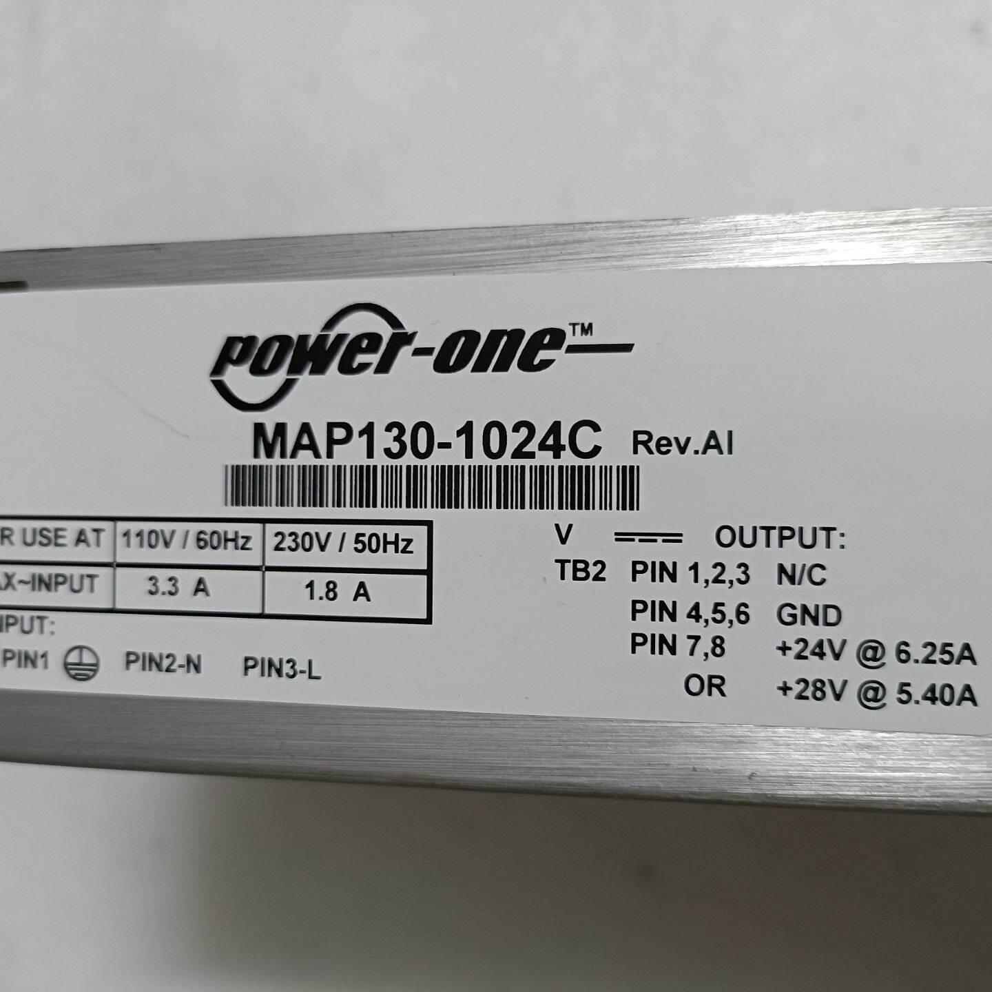 power-one 型号MAP130-1024 拆机电源实物--议价商品