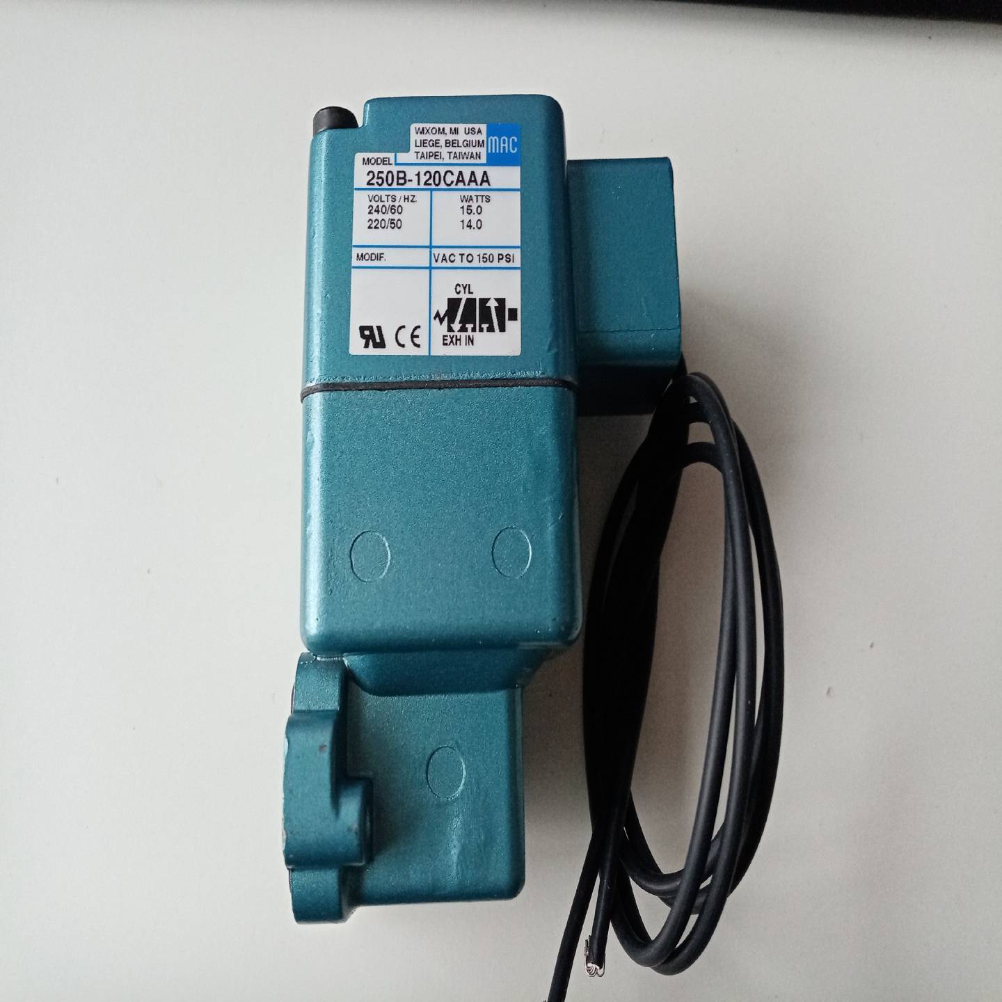 MAC电磁阀先导阀线圈250B-120BAAA，【询价】