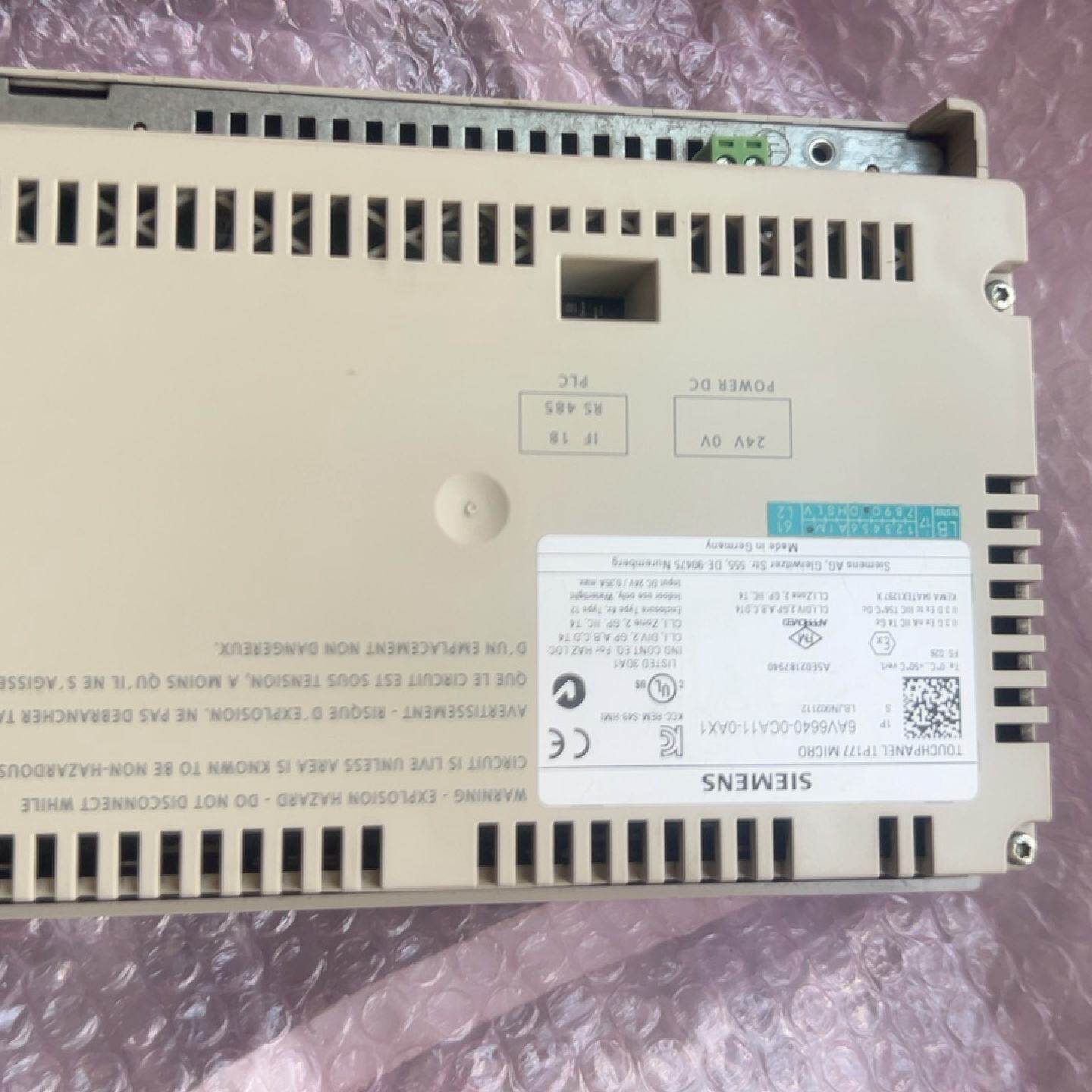 二手 西门子TP177A触摸屏 6AV6 642-0AA11--议价商品