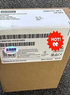 西门子SIMATICNETCP343通信处理器，型号6G--议价商品