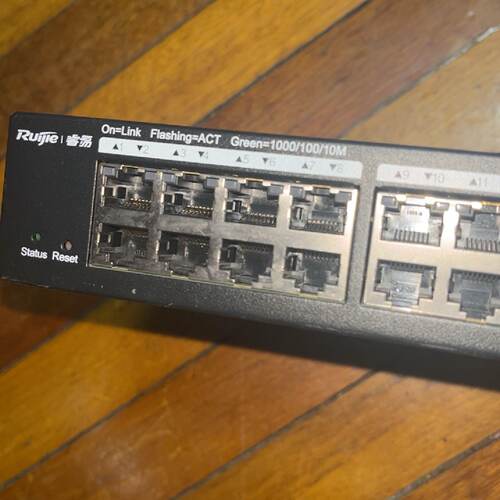 锐捷•睿易RG-ES224GC 24口可网管千兆交换机 锐捷议价