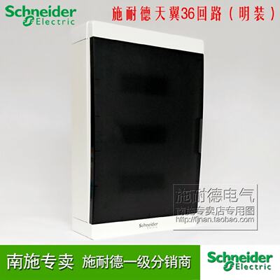 议价施耐德天翼36回路明装配电箱13720断路器箱子TYM36T强电箱透