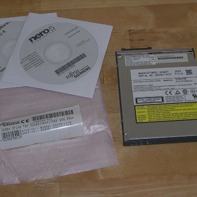 Unused  Fujitsu S26391F2474L115 CDRWDVD Combo for LifeBook U